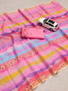 MG 344 Plain Linen Printed Daily Wear Non Catalog Saree